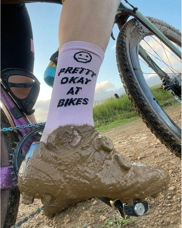 Ostroy Pretty Okay at Bikes Socks