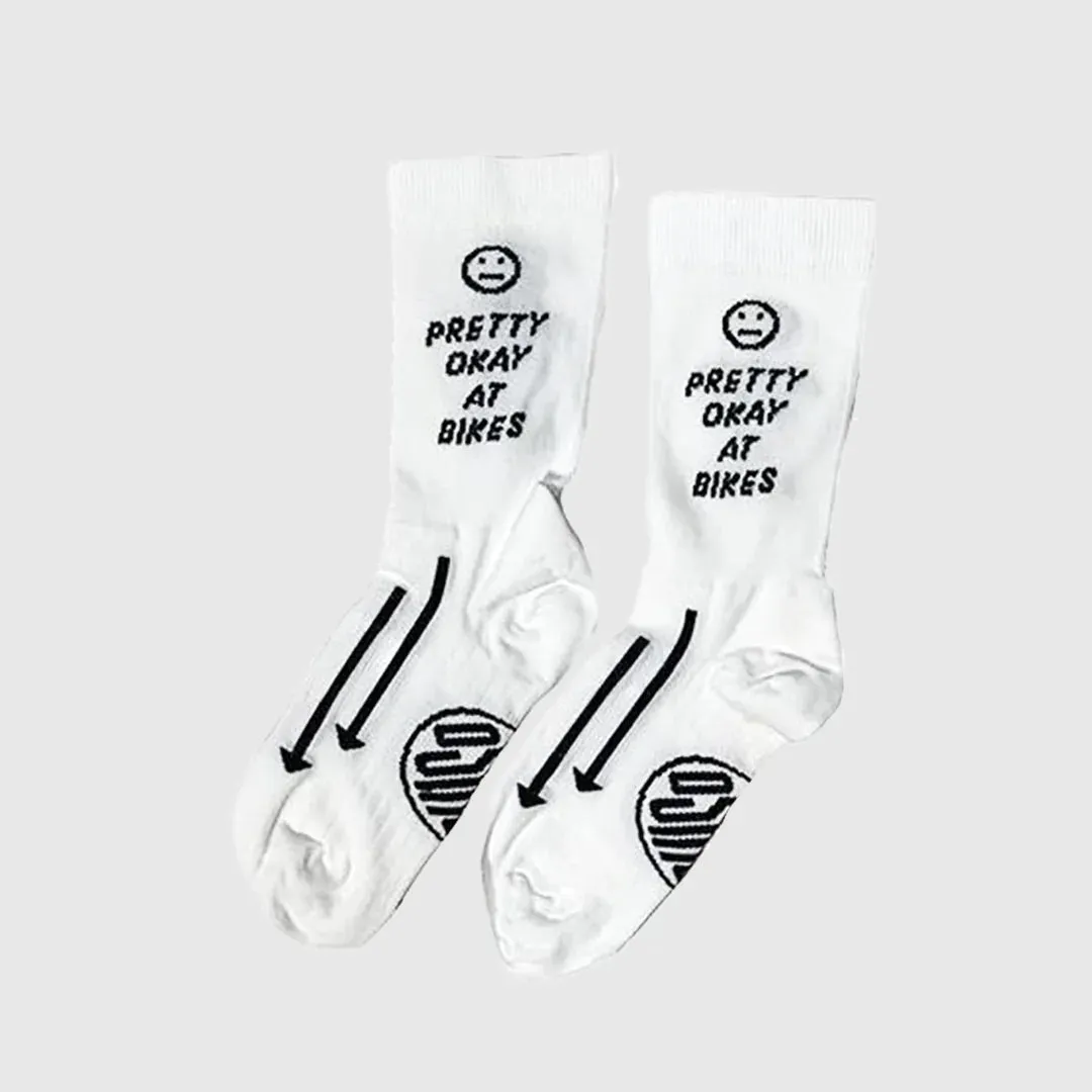 Ostroy Pretty Okay at Bikes Socks