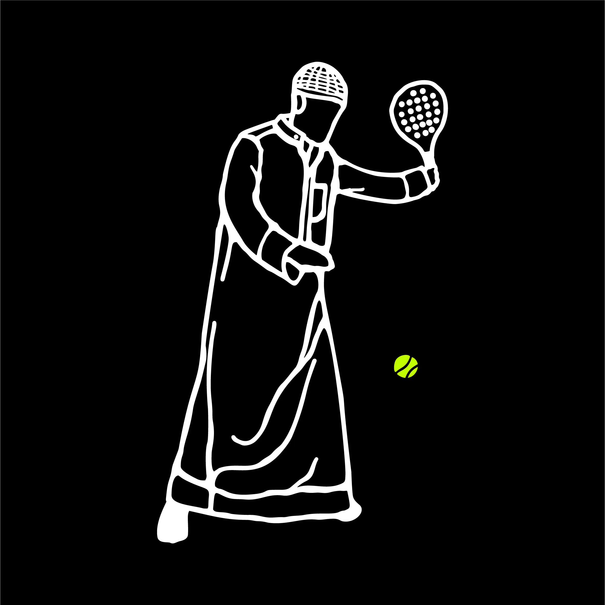 Padel dishdasha (Regular T-shirt)