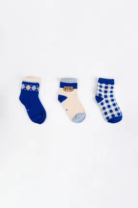 pair of 3 cute kids socks