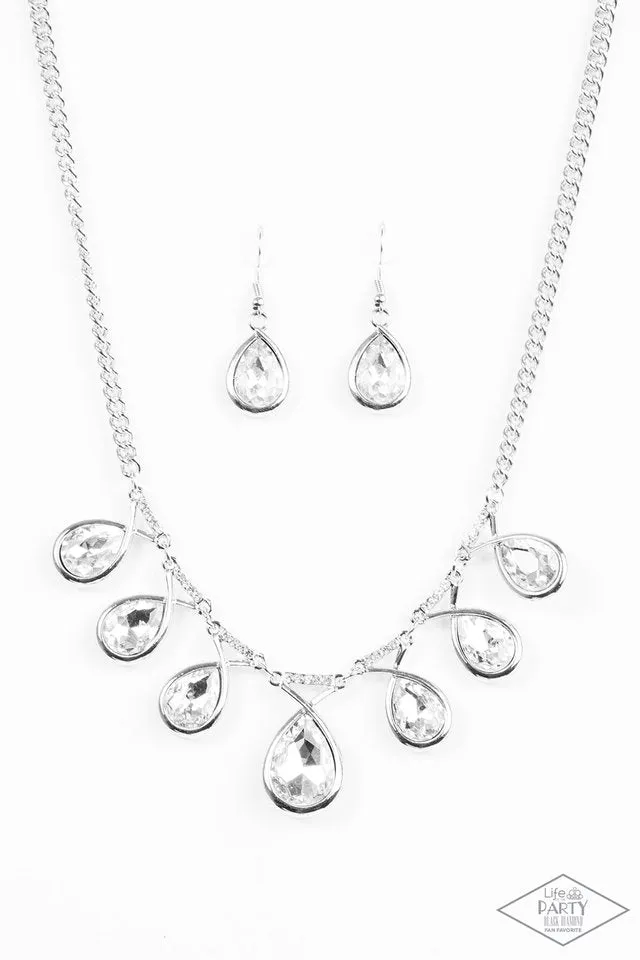 Paparazzi Accessories - Love at Fierce Sight - Silver Necklace