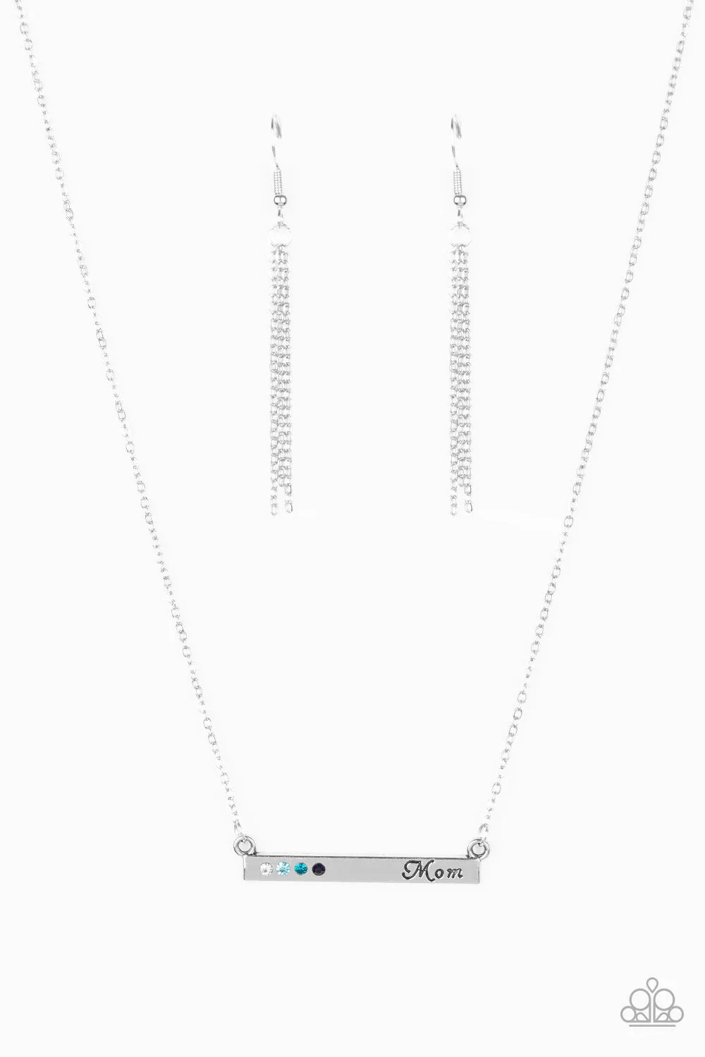 Paparazzi Accessories - Moms Do It Better - Blue necklace