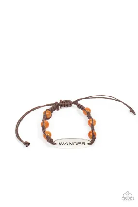 Paparazzi Accessories - Roaming For Days - Orange Bracelet