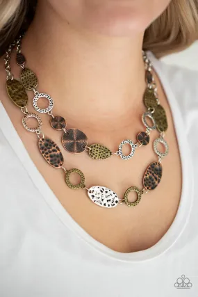 Paparazzi Accessories - Trippin On Texture - Multi Necklace