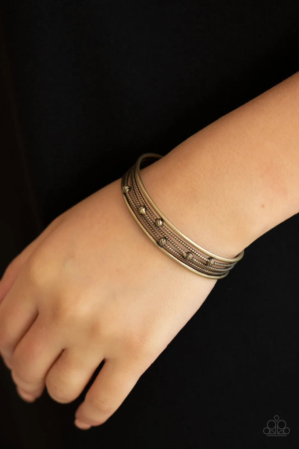 Paparazzi Extra Expressive - Brass Bracelet