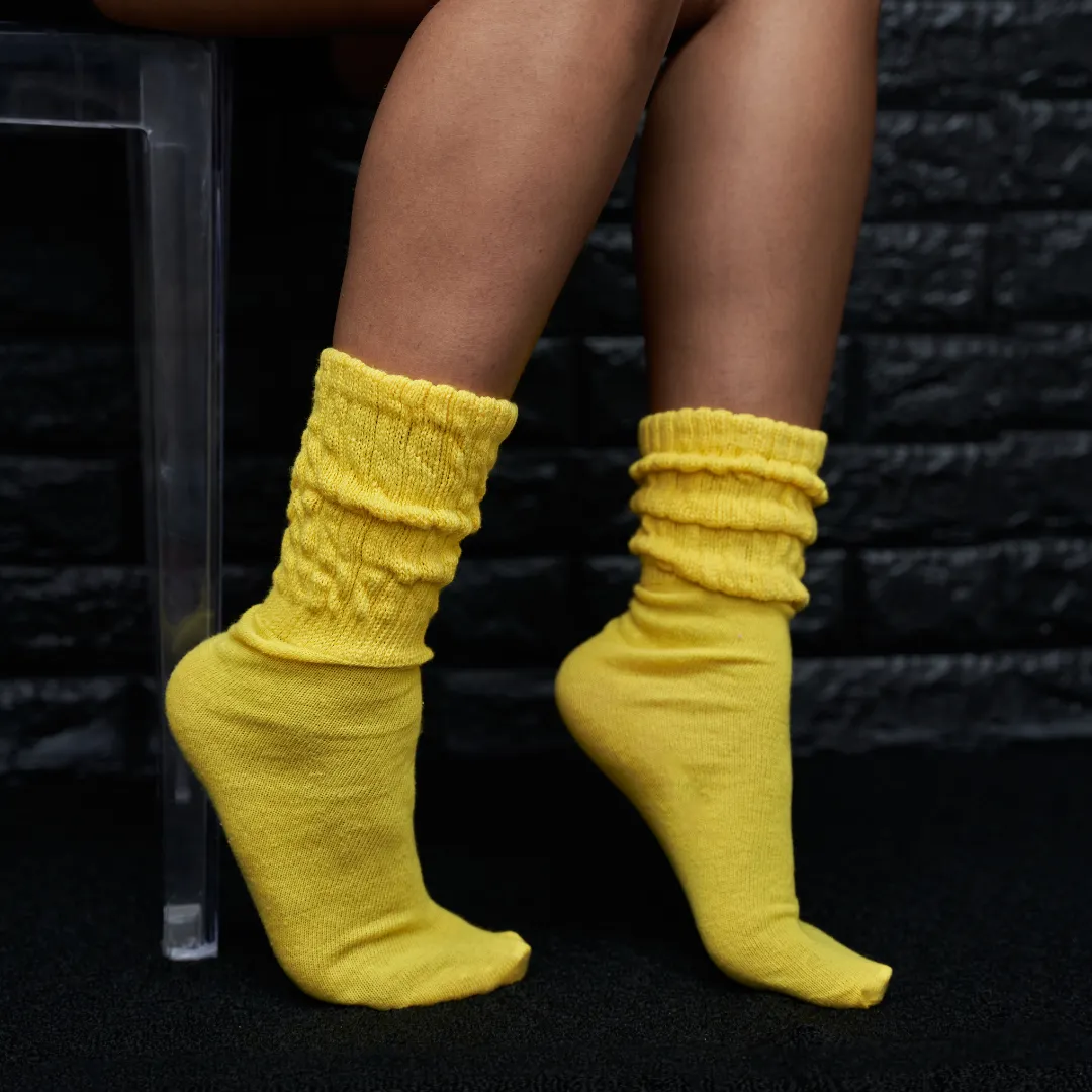 plush slouch socks - more colors available