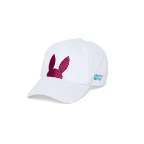 Psycho Bunny Mens Cortlandt Baseball Hat - White