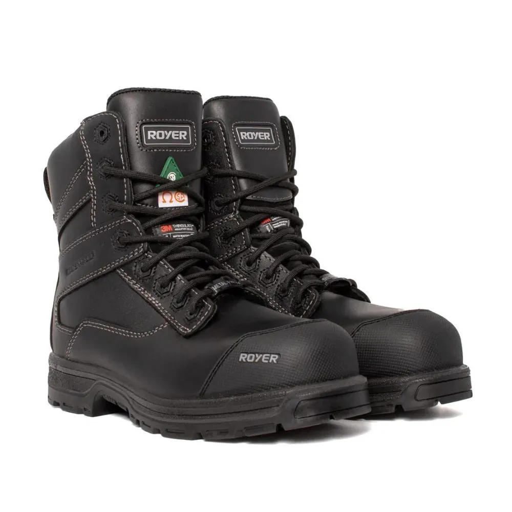 Royer Agility Unisex 8 Winter Safety Composite Toe Work Boot With Vibram Arctic Grip 5707