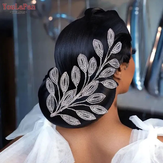 TOPQUEEN HP452 Bridal Tiara Wedding Comb Hair Accessories Crystal Women Headpiece with Comb Rhinestone Pageant Headdresses - S466053770