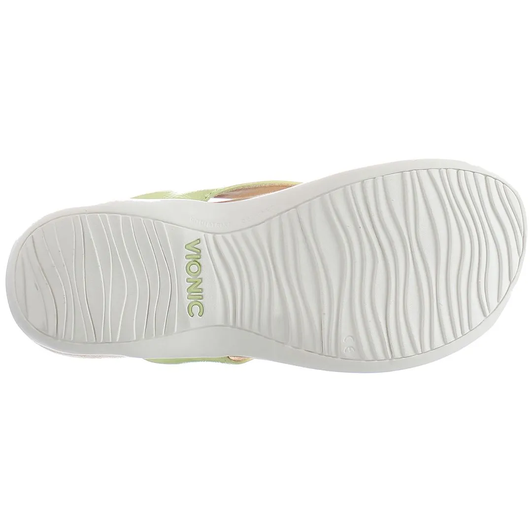 Vionic Dillon Green Womens Flip-Flops