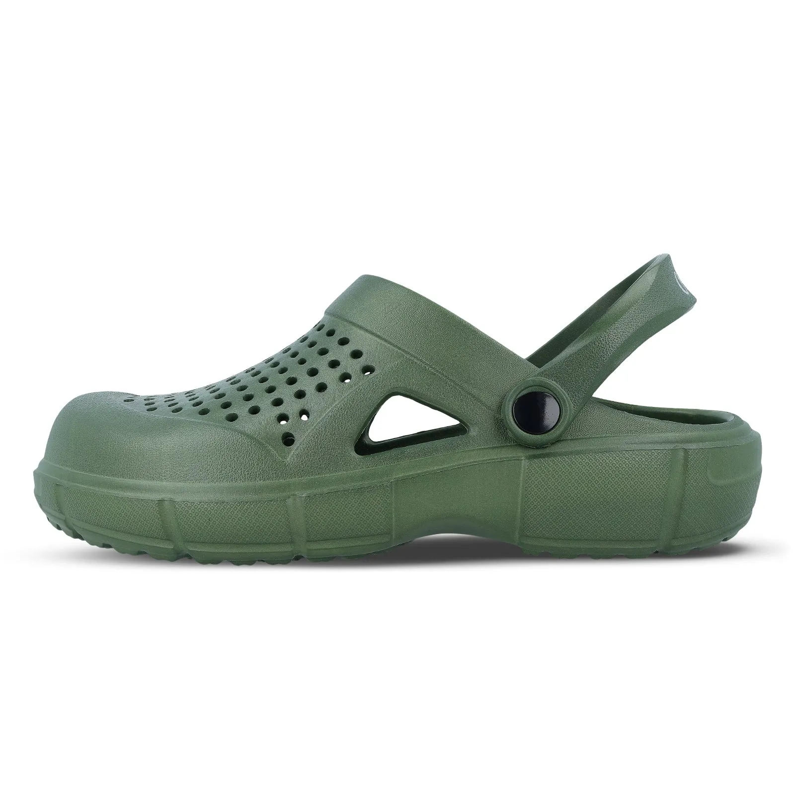 Walkaroo Mens Clogs  - WC4849 Olive