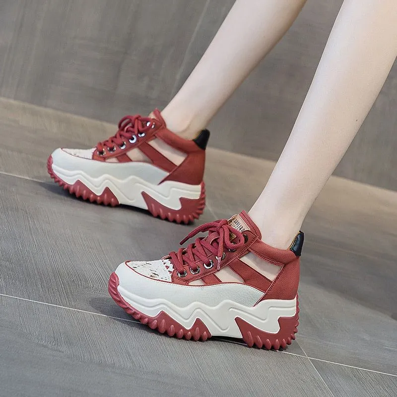 Women's Casual Shoes FM143: Leather Sandals, Wedges, Hollow Sneakers, and Boots